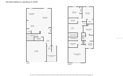 547 Astera Winds Lane Lake Mary FL 32746