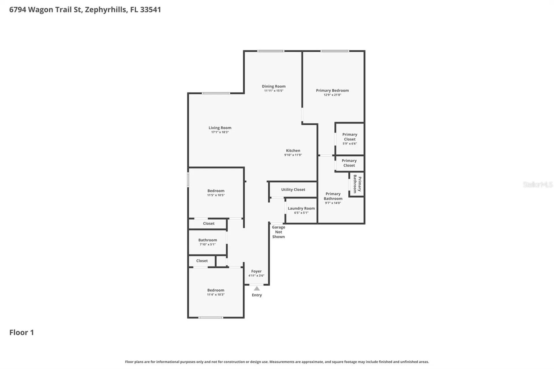 6794 Wagon Trail Street Zephyrhills FL 33541
