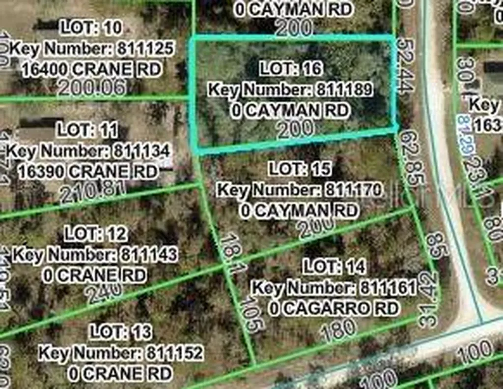 Cayman Road Weeki Wachee FL 34614