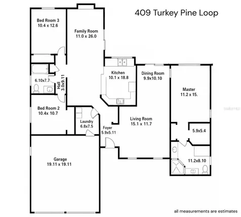 409 N Turkey Pine Loop Lecanto FL 34461