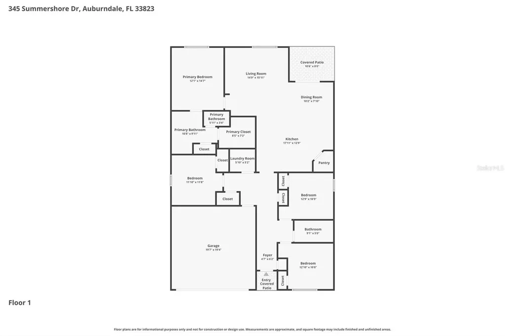 345 Summershore Drive Auburndale FL 33823