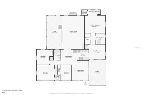 3707 March Avenue Orlando FL 32806
