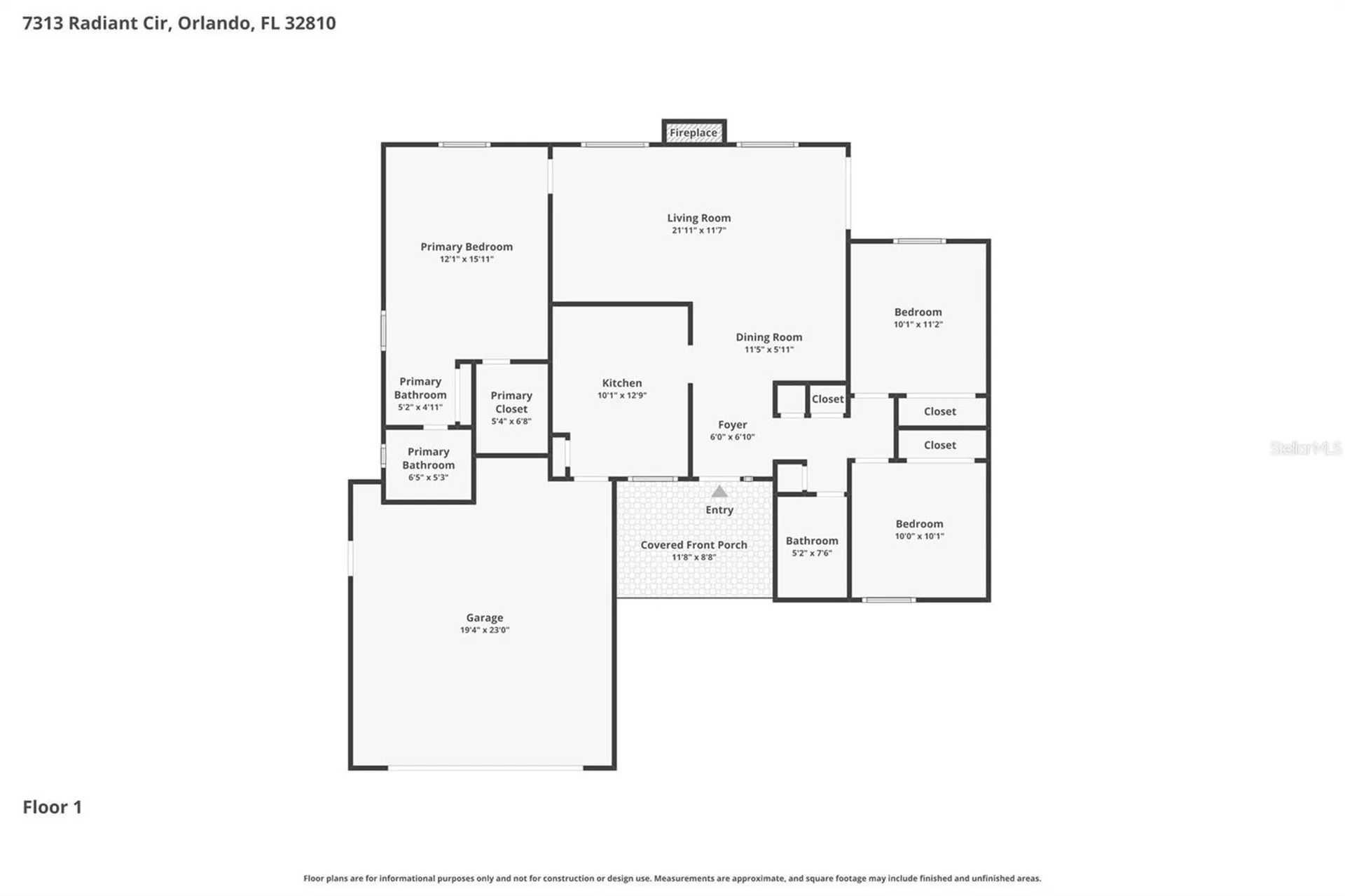 7313 Radiant Circle Orlando FL 32810