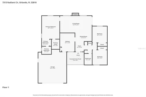 7313 Radiant Circle Orlando FL 32810