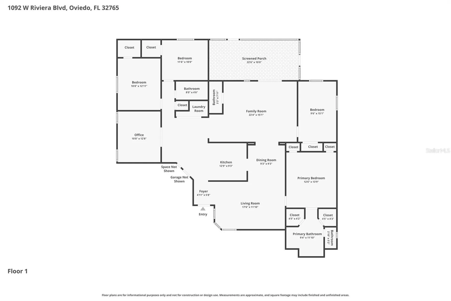 1092 W Riviera Boulevard Oviedo FL 32765