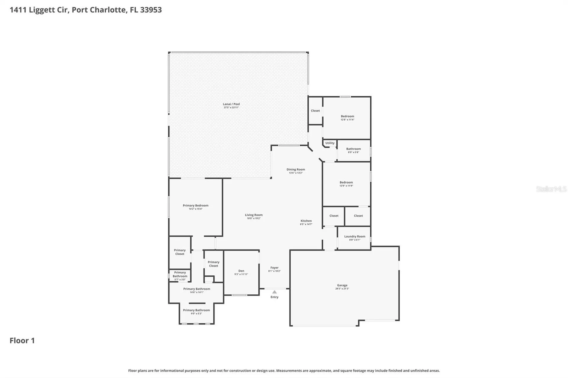 1411 Liggett Circle Port Charlotte FL 33953