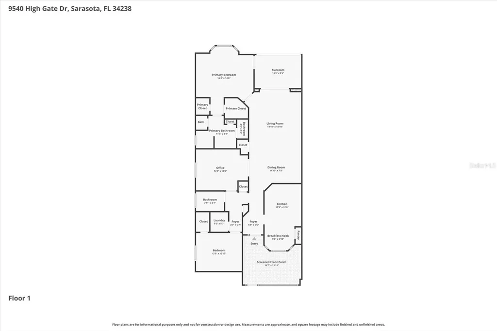 9540 High Gate Drive Sarasota FL 34238