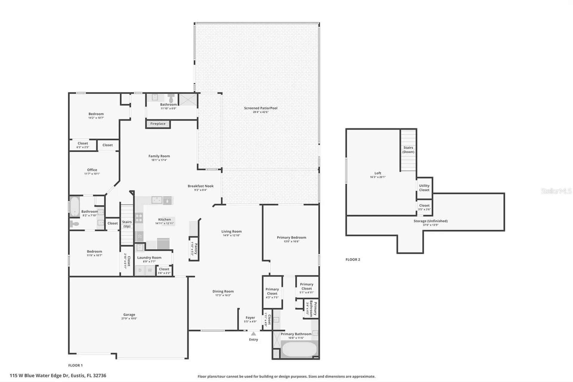 115 W Blue Water Edge Drive Eustis FL 32736