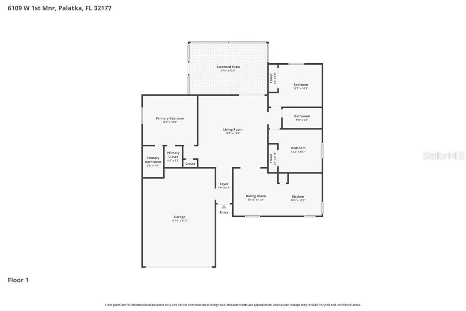 6109 W 1st Manor Palatka FL 32177