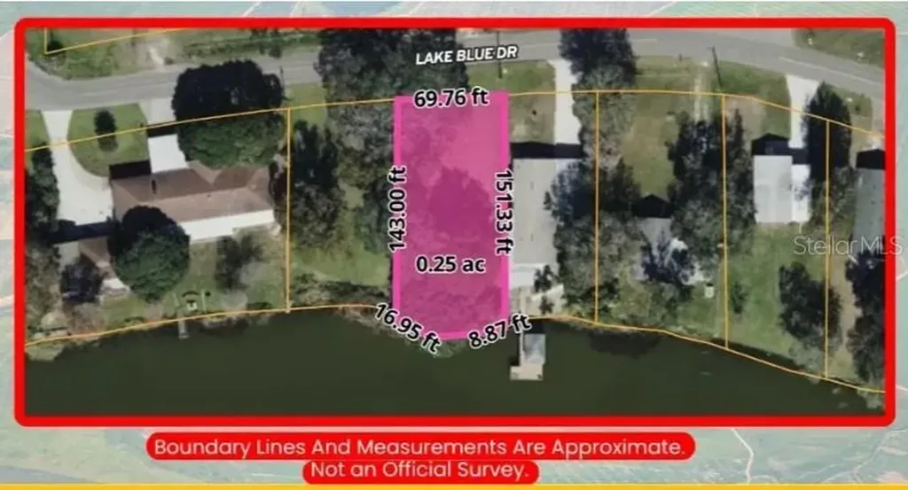 Lake Blue Drive NW Winter Haven FL 33881