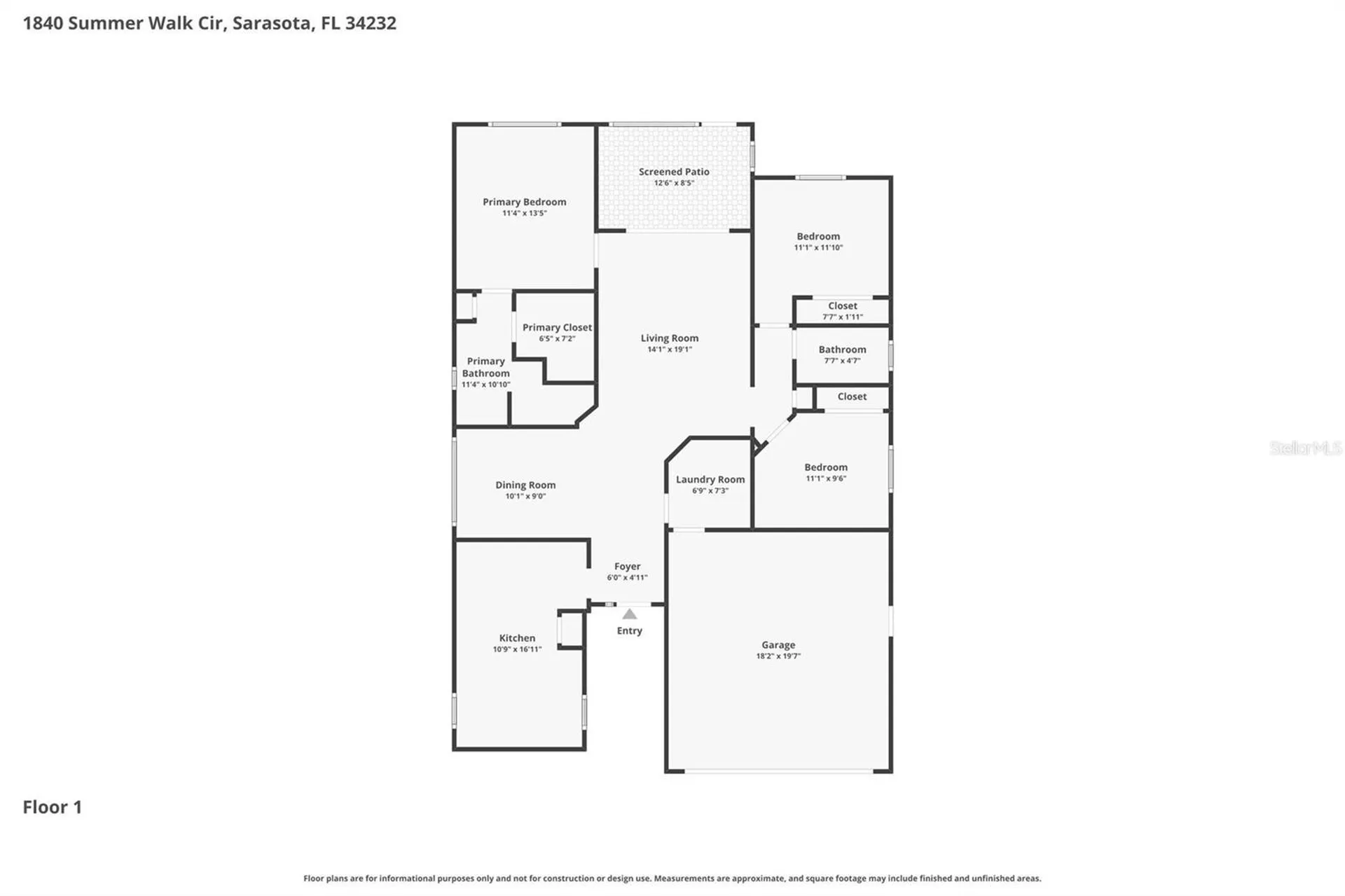 1840 Summer Walk Circle Sarasota FL 34232