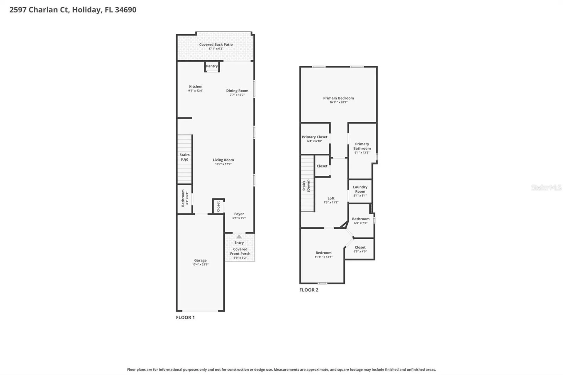 2597 Charlan Holiday FL 34690