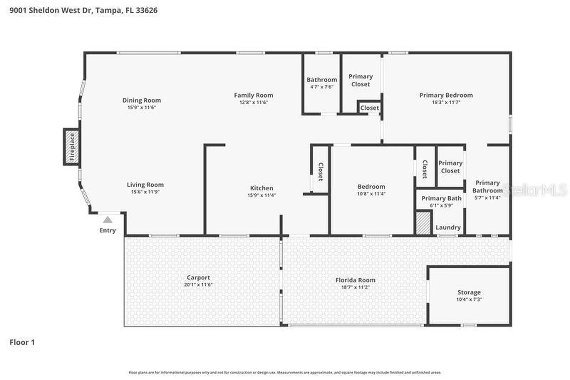 9001 Sheldon West Drive Tampa FL 33626