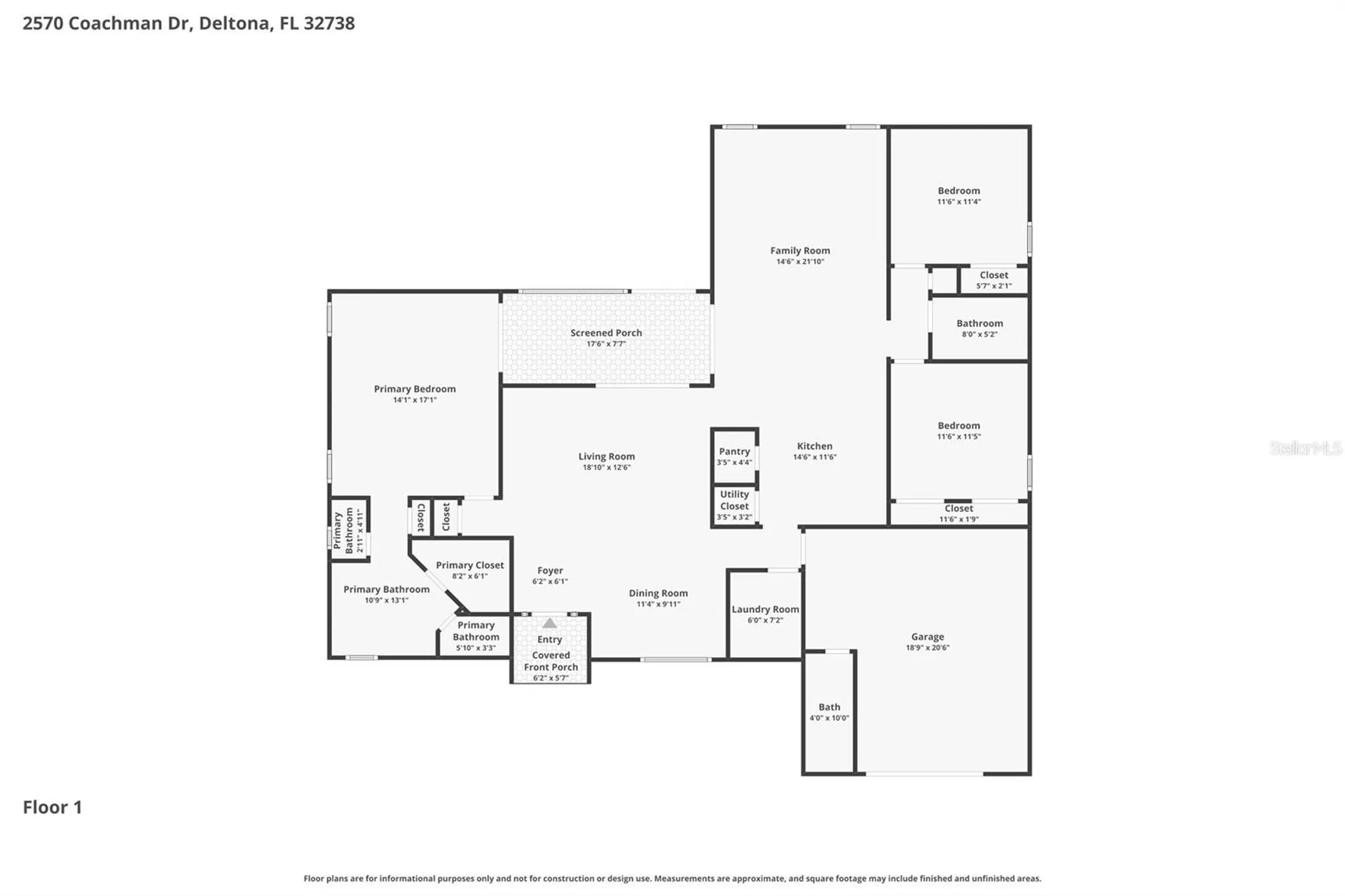 2570 Coachman Drive Deltona FL 32738