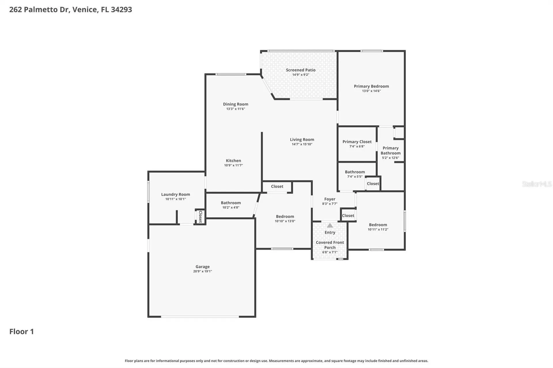 262 Palmetto Drive Venice FL 34293