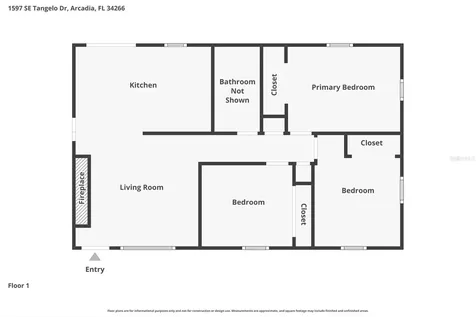 1597 SE Tangelo Drive Arcadia FL 34266
