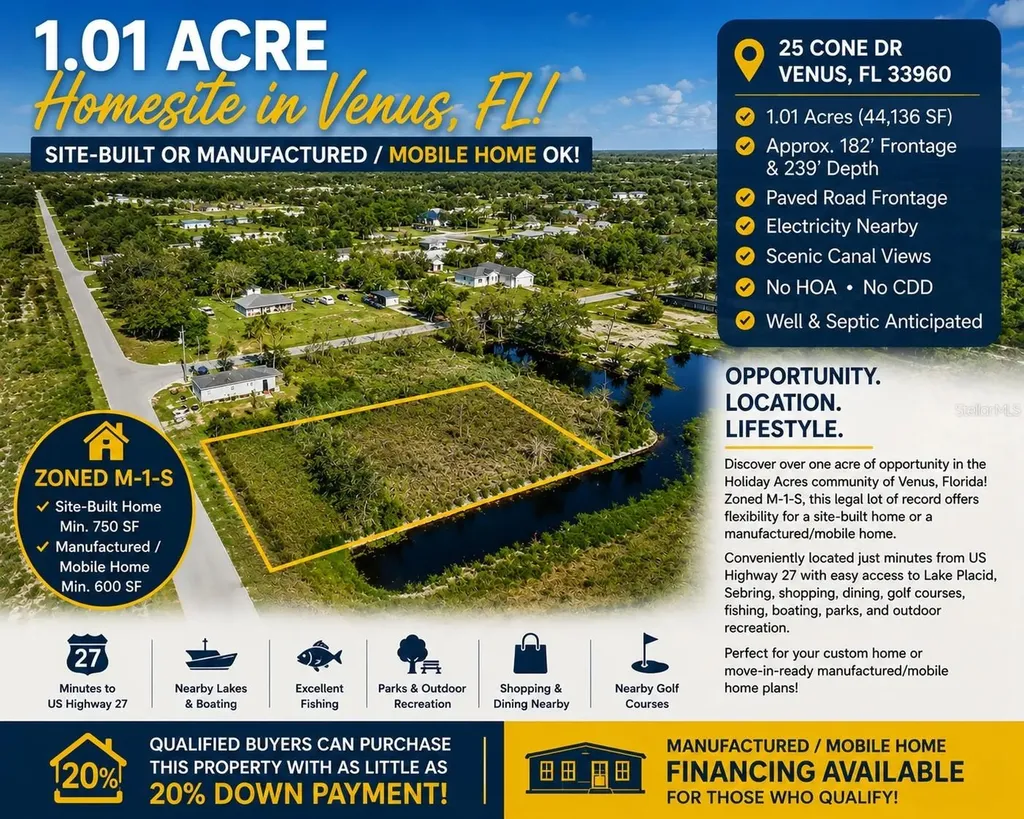 25 Cone Drive Venus FL 33960
