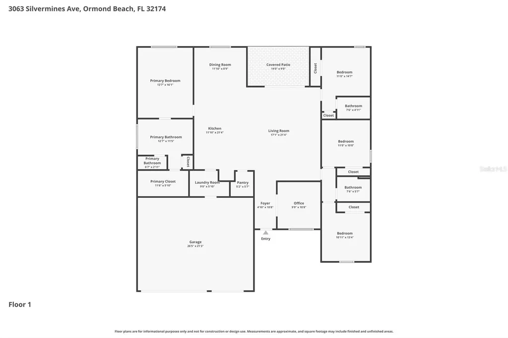 3063 Silvermines Avenue Ormond Beach FL 32174