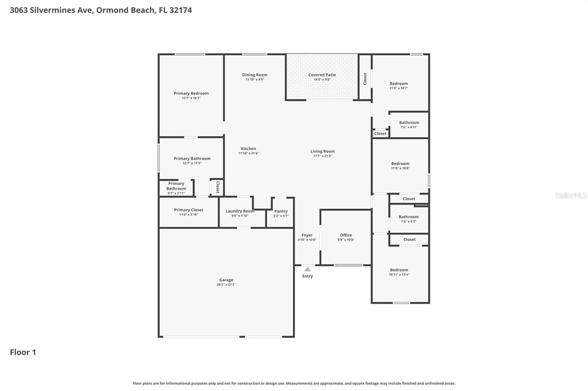 3063 Silvermines Avenue Ormond Beach FL 32174