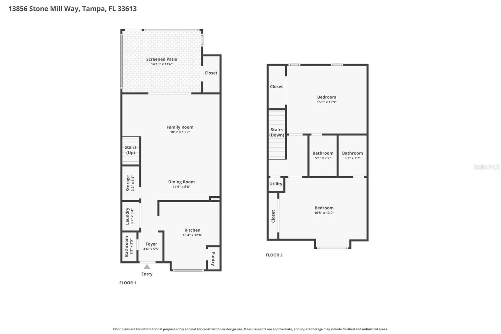 13856 Stone Mill Way Tampa FL 33613