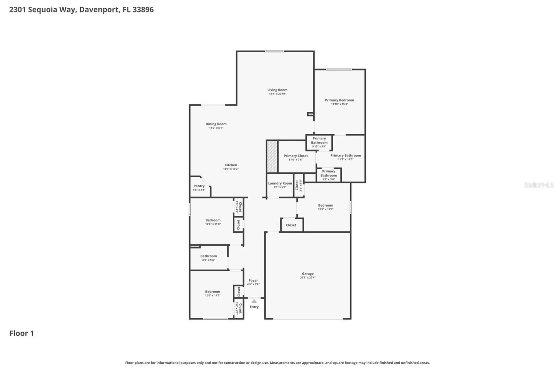 2301 Sequoia Way Davenport FL 33896