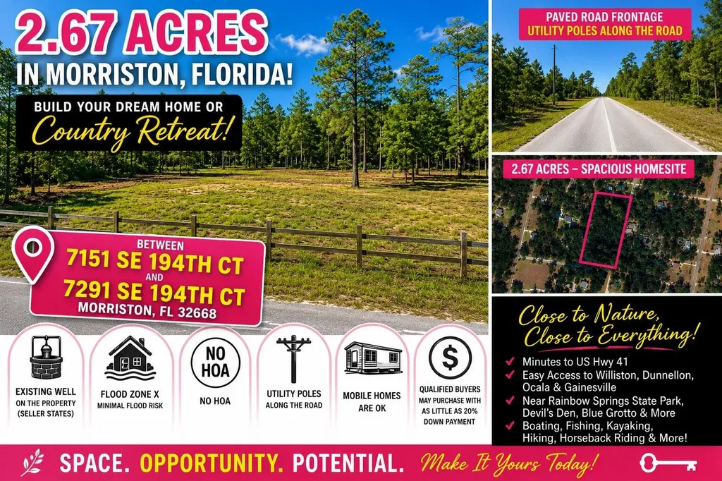SE 194th Court Morriston FL 32668