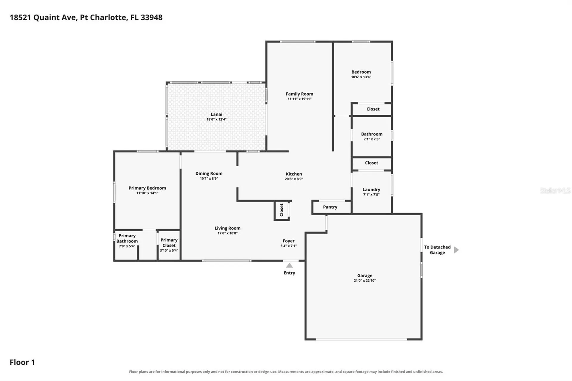 18521 Quaint Avenue Port Charlotte FL 33948