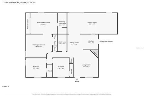 1111 Caballero Road Ocoee FL 34761