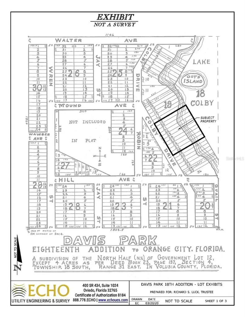 Colby (paper) Drive Deltona FL 32725