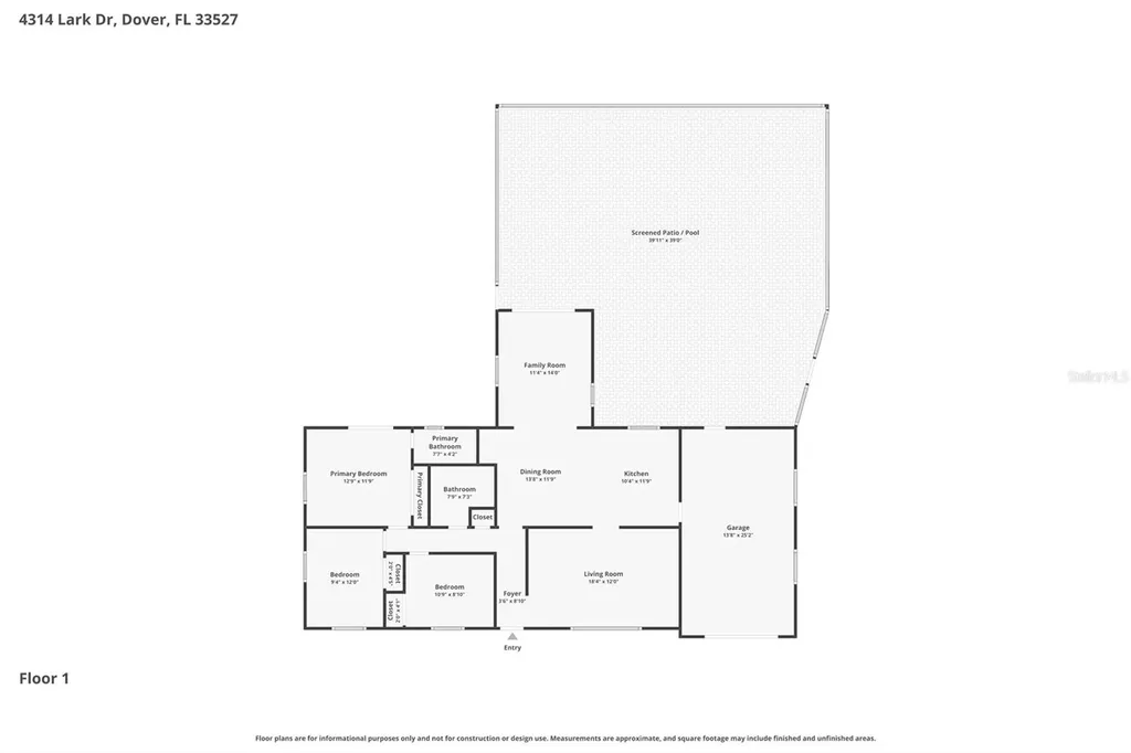 4314 Lark Drive Dover FL 33527