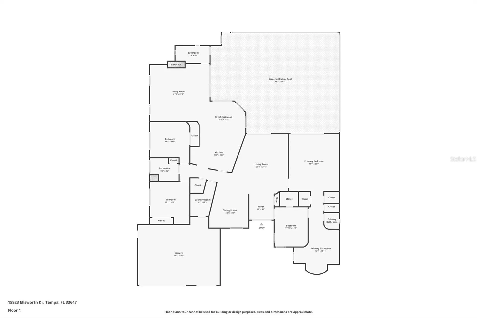 15923 Ellsworth Drive Tampa FL 33647