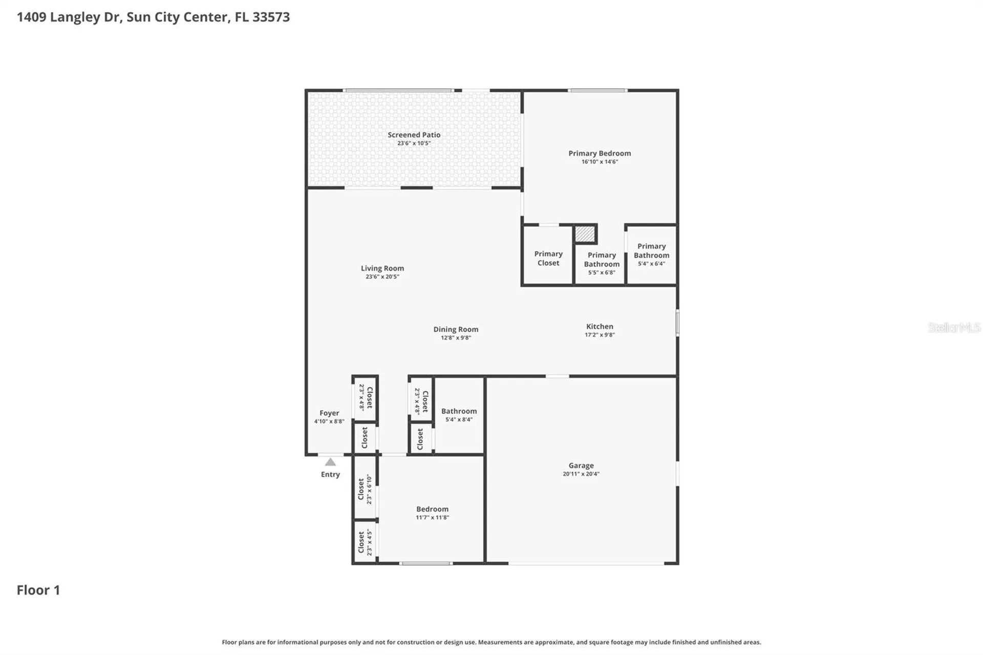 1409 Langley Drive Sun City Center FL 33573
