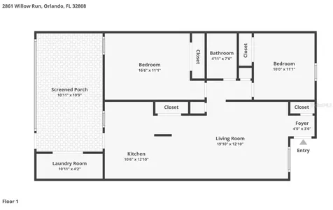 2861 Willow Run Orlando FL 32808