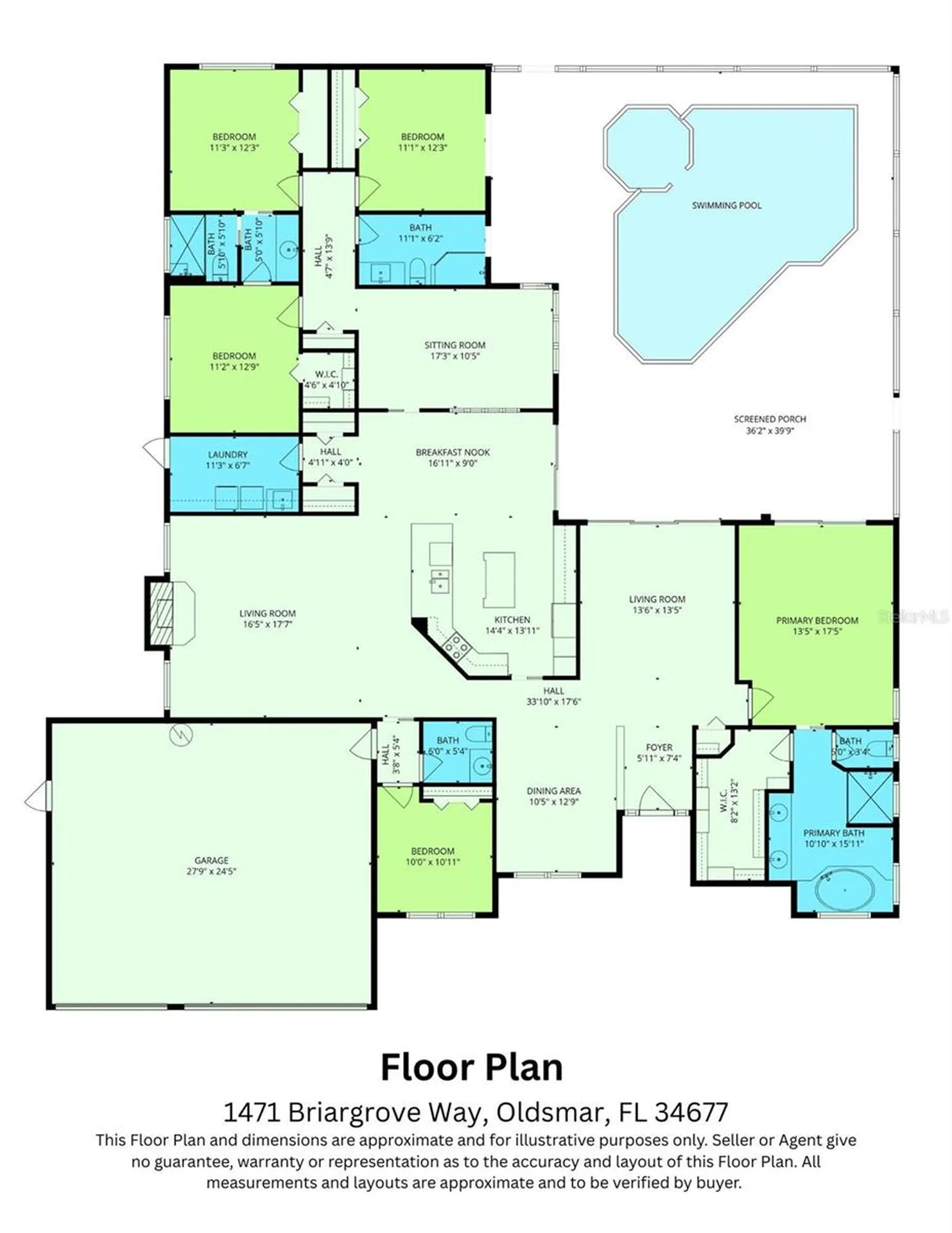 1471 Briargrove Way Oldsmar FL 34677