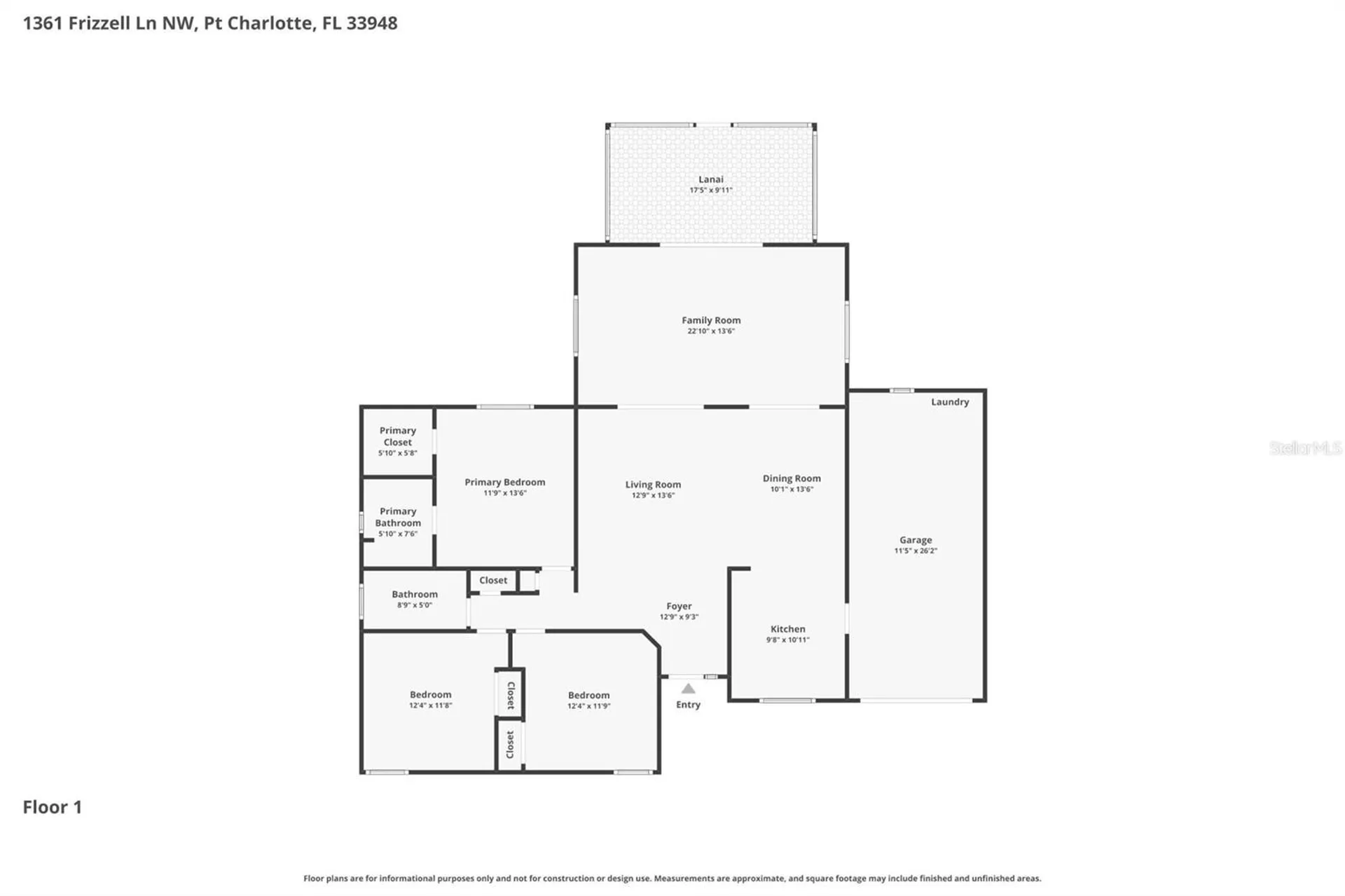 1361 Frizzell Lane NW Port Charlotte FL 33948