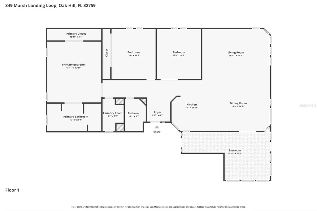 349 Marsh Landing Loop Oak Hill FL 32759