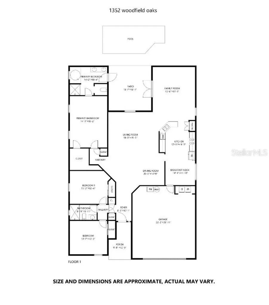 1352 Woodfield Oaks Drive Apopka FL 32703