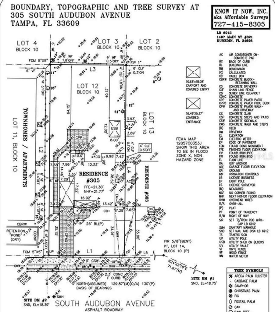 301 S Audubon. Avenue Tampa FL 33609