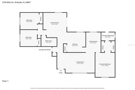 2733 Mint Drive Orlando FL 32837