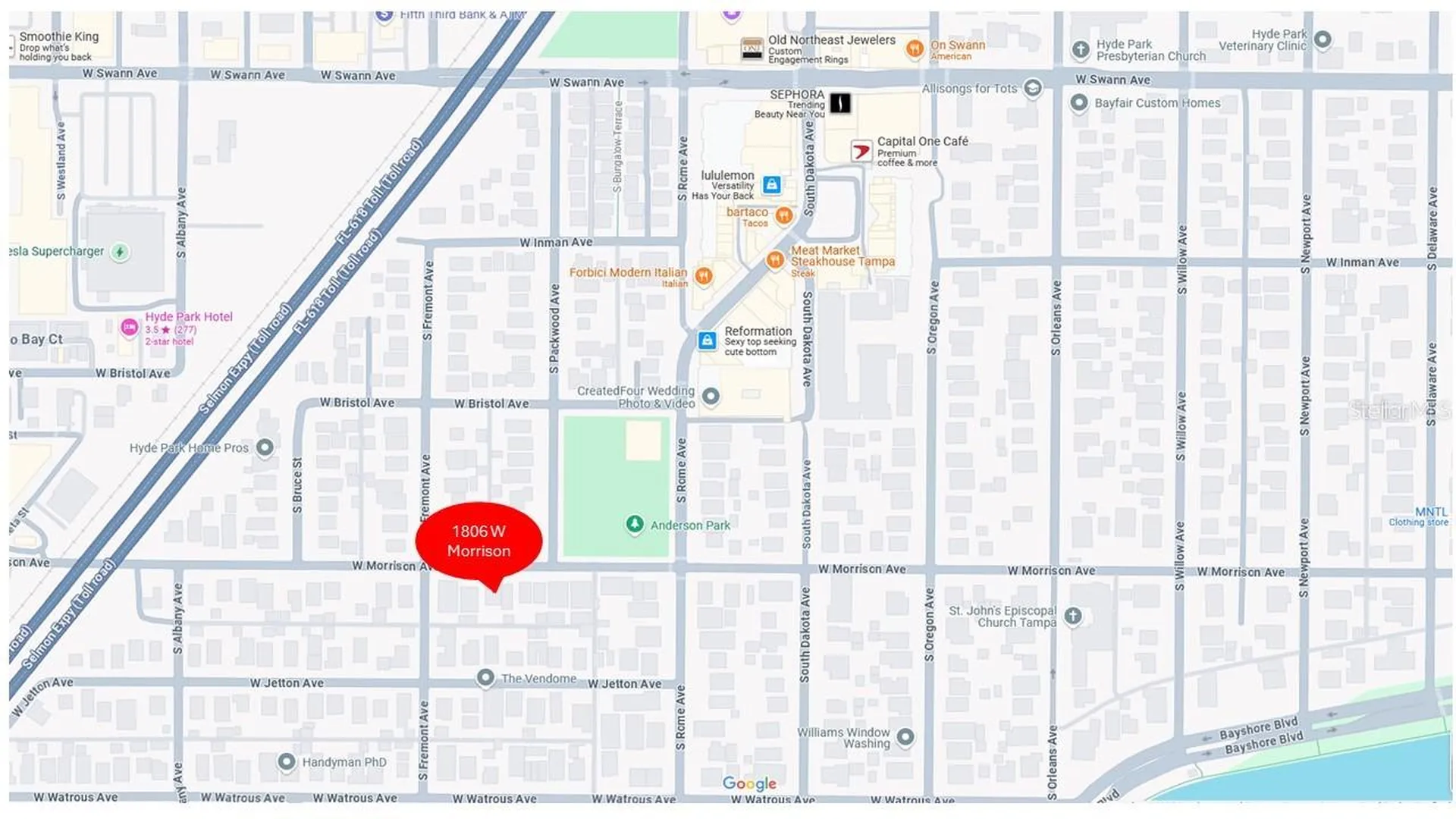 1806 W Morrison Avenue Tampa FL 33606