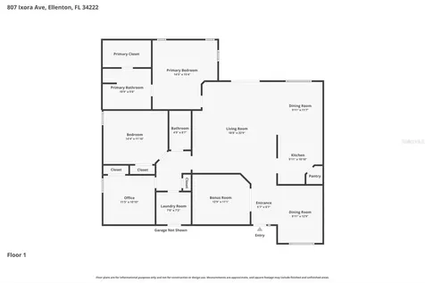 807 Ixora Avenue Ellenton FL 34222