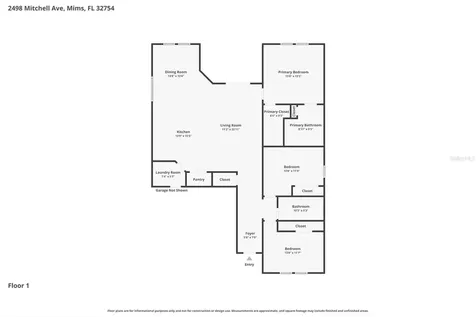 2498 Mitchell Avenue Mims FL 32754