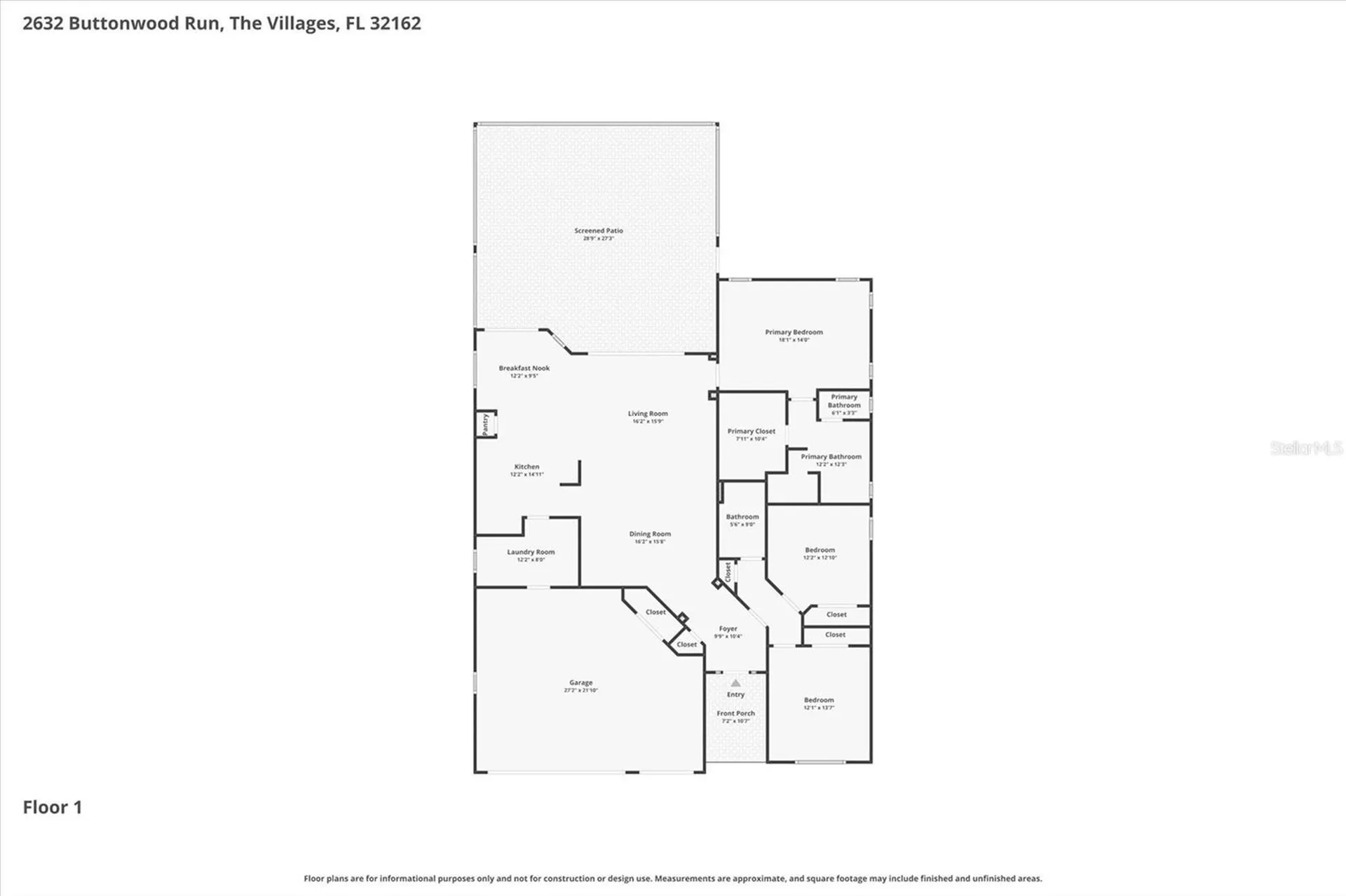 2632 Buttonwood Run The Villages FL 32162