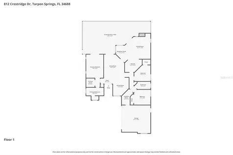 812 Crestridge Drive Tarpon Springs FL 34688