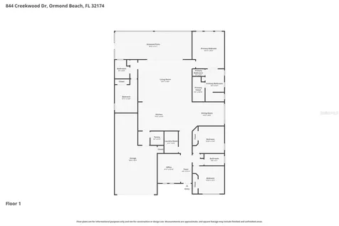 844 Creekwood Drive Ormond Beach FL 32174