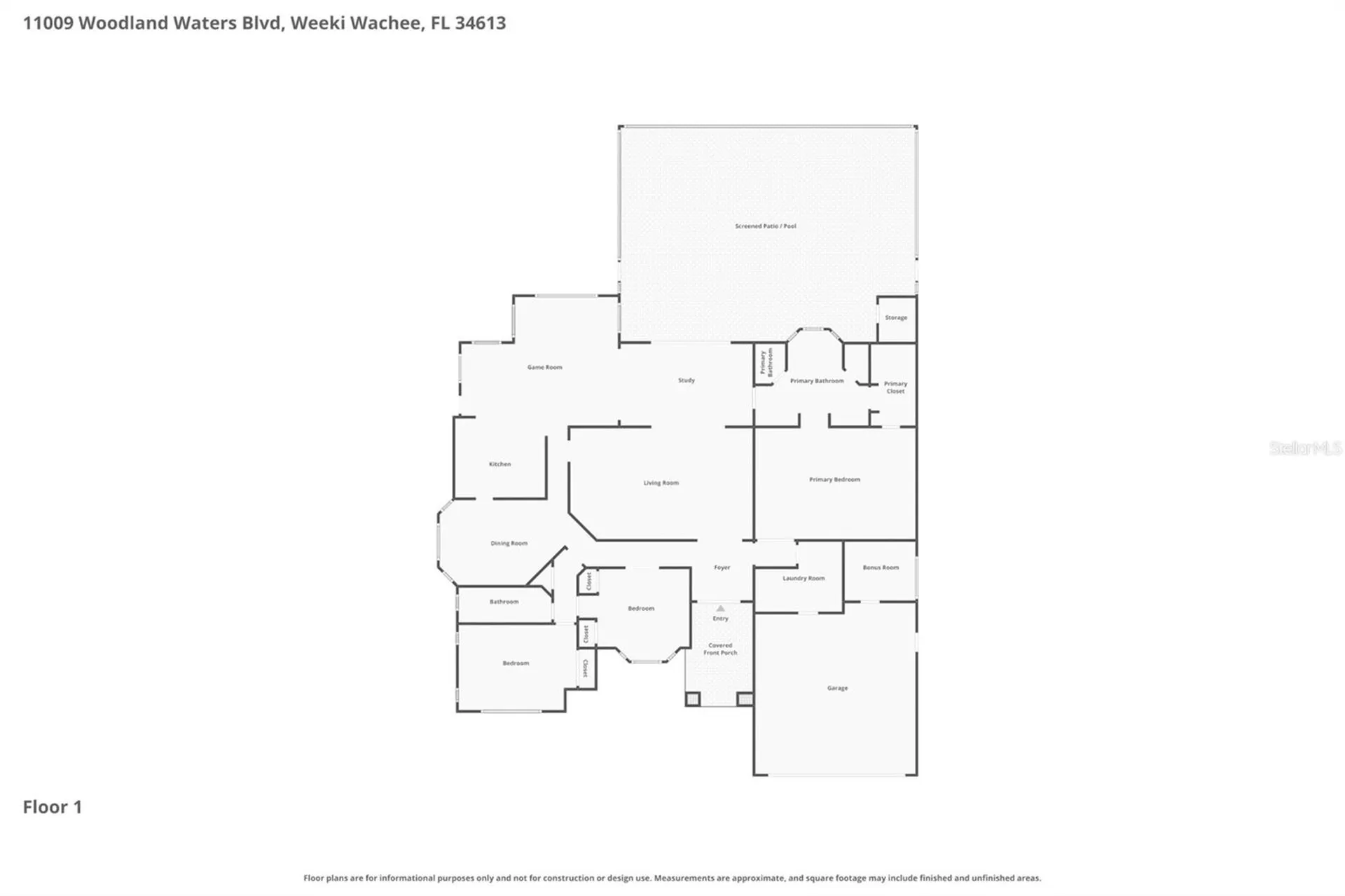 11009 Woodland Waters Boulevard Weeki Wachee FL 34613