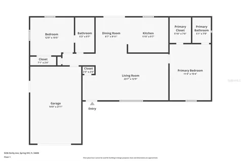 5236 Derby Avenue Spring Hill FL 34608