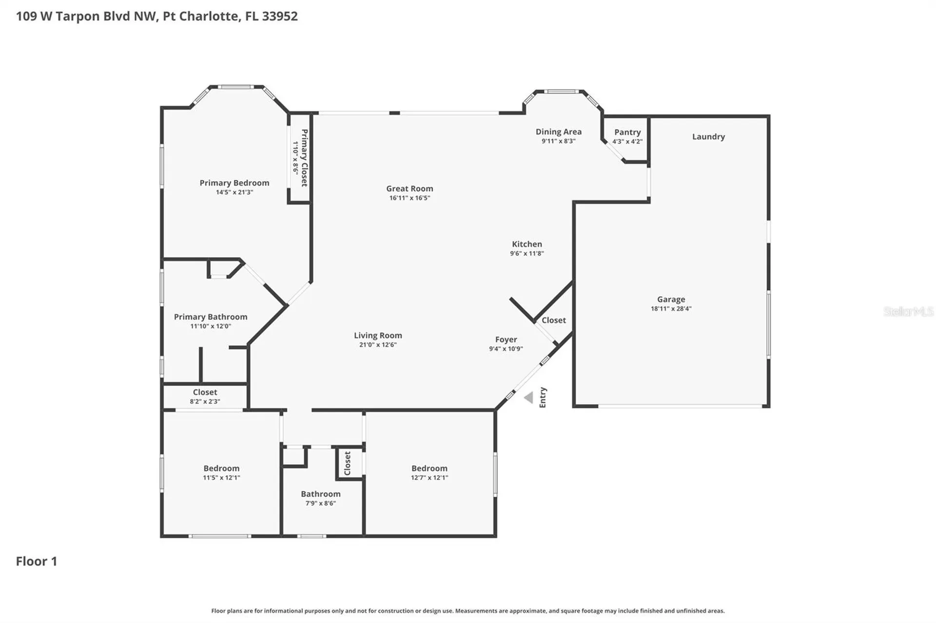 109 W Tarpon Boulevard NW Port Charlotte FL 33952