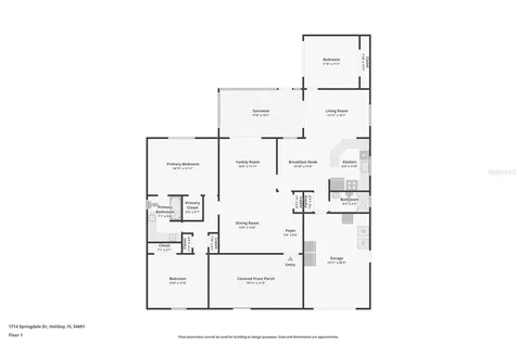 1714 Springdale Drive Holiday FL 34691