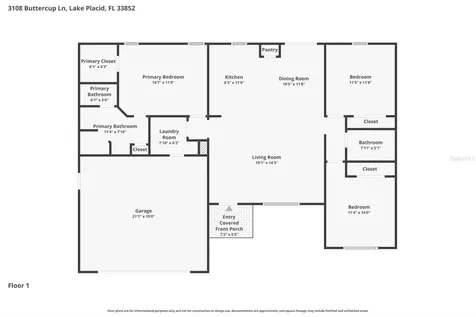 3108 Buttercup Lane Lake Placid FL 33852